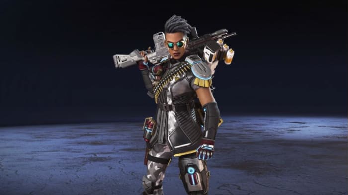 Bangalore's Legendary skin in the Apex Legends Anniversary event.